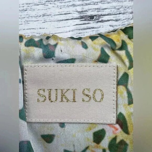 SUKISO WOMEN'S JULIET HIGH TO LOW DRESS IN RAINBOW SNAKESKIN LARGE - Picture 12 of 14